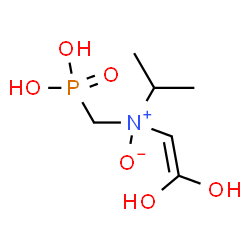 ChemSpider 2D Image | {[(2,2-Dihydroxyvinyl)(isopropyl)nitroryl]methyl}phosphonic acid | C6H14NO6P