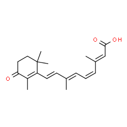 ChemSpider 2D Image | (11cis)-4-Oxoretinoic acid | C20H26O3