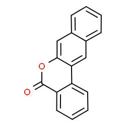 ChemSpider 2D Image | 5H-Dibenzo[c,g]chromen-5-one | C17H10O2
