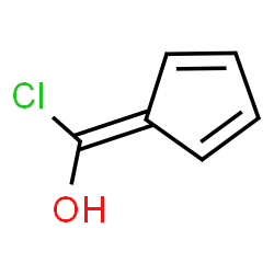ChemSpider 2D Image | Chloro(2,4-cyclopentadien-1-ylidene)methanol | C6H5ClO