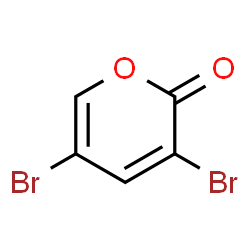 ChemSpider 2D Image | 3,5-Dibromo-2H-pyran-2-one | C5H2Br2O2