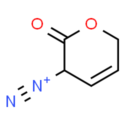 ChemSpider 2D Image | 2-Oxo-3,6-dihydro-2H-pyran-3-diazonium | C5H5N2O2