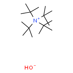 ChemSpider 2D Image | 2-Methyl-N,N,N-tris(2-methyl-2-propanyl)-2-propanaminium hydroxide | C16H37NO