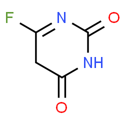 ChemSpider 2D Image | 6-Fluoro-2,4(3H,5H)-pyrimidinedione | C4H3FN2O2