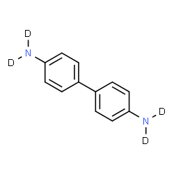 ChemSpider 2D Image | 4,4'-Biphenyl(~2~H_4_)diamine | C12H8D4N2