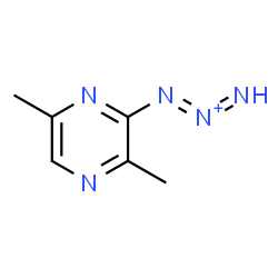 ChemSpider 2D Image | 1-(3,6-Dimethyl-2-pyrazinyl)-1,2-triazadien-2-ium | C6H8N5