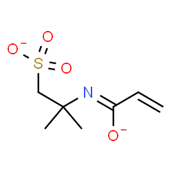 ChemSpider 2D Image | (1Z)-N-(2-Methyl-1-sulfonato-2-propanyl)-2-propenimidate | C7H11NO4S