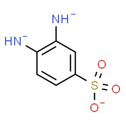 ChemSpider 2D Image | 3,4-Diazanidylbenzenesulfonate | C6H5N2O3S
