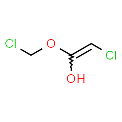 ChemSpider 2D Image | (E)-2-Chloro-1-(chloromethoxy)ethenol | C3H4Cl2O2
