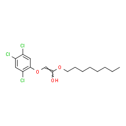 ChemSpider 2D Image | (E)-1-(Octyloxy)-2-(2,4,5-trichlorophenoxy)ethenol | C16H21Cl3O3