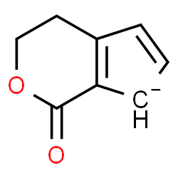 ChemSpider 2D Image | 1-Oxo-1,3,4,7-tetrahydrocyclopenta[c]pyran-7-ide | C8H7O2