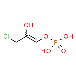 ChemSpider 2D Image | (1Z)-3-Chloro-2-hydroxy-1-propen-1-yl dihydrogen phosphate | C3H6ClO5P