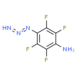 ChemSpider 2D Image | 1-(4-Amino-2,3,5,6-tetrafluorophenyl)-1,2-triazadien-2-ium | C6H3F4N4