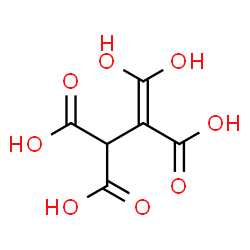 ChemSpider 2D Image | 3,3-Dihydroxy-2-propene-1,1,2-tricarboxylic acid | C6H6O8