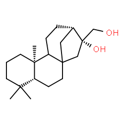 ChemSpider 2D Image | (5beta,9xi,10alpha,16beta)-Kaurane-16,17-diol | C20H34O2