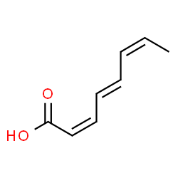 ChemSpider 2D Image | (2Z,4E,6Z)-2,4,6-Octatrienoic acid | C8H10O2