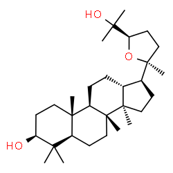 ChemSpider 2D Image | (3beta,24R)-20,24-Epoxydammarane-3,25-diol | C30H52O3