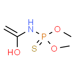 ChemSpider 2D Image | O,O-Dimethyl (1-hydroxyvinyl)phosphoramidothioate | C4H10NO3PS