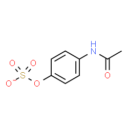 ChemSpider 2D Image | 4-Acetamidophenyl sulfate | C8H8NO5S