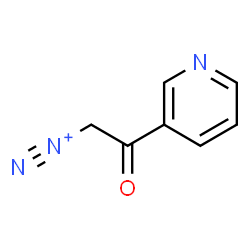 ChemSpider 2D Image | 2-Oxo-2-(3-pyridinyl)ethanediazonium | C7H6N3O