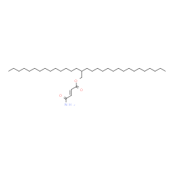 ChemSpider 2D Image | 2-Tetradecyloctadecyl (2E)-4-amino-4-oxo-2-butenoate | C36H69NO3