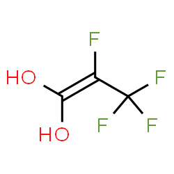 ChemSpider 2D Image | 2,3,3,3-Tetrafluoro-1-propene-1,1-diol | C3H2F4O2