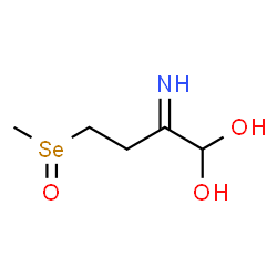 ChemSpider 2D Image | 2-Imino-4-(methylseleninyl)-1,1-butanediol | C5H11NO3Se