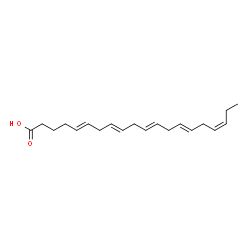 ChemSpider 2D Image | (5E,8E,11E,14E,17Z)-5,8,11,14,17-Icosapentaenoic acid | C20H30O2
