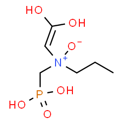 ChemSpider 2D Image | {[(2,2-Dihydroxyvinyl)(propyl)nitroryl]methyl}phosphonic acid | C6H14NO6P