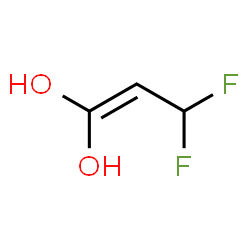 ChemSpider 2D Image | 3,3-Difluoro-1-propene-1,1-diol | C3H4F2O2
