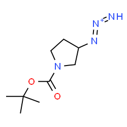 ChemSpider 2D Image | 1-(1-{[(2-Methyl-2-propanyl)oxy]carbonyl}-3-pyrrolidinyl)-1,2-triazadien-2-ium | C9H17N4O2