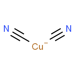 ChemSpider 2D Image | Bis(cyano-kappaC)cuprate(1-) | C2CuN2