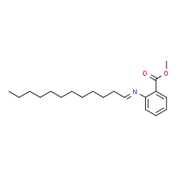 ChemSpider 2D Image | Methyl 2-(dodecylideneamino)benzoate | C20H31NO2