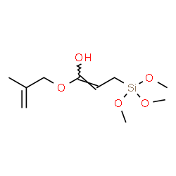 ChemSpider 2D Image | (1E)-1-[(2-Methyl-2-propen-1-yl)oxy]-3-(trimethoxysilyl)-1-propen-1-ol | C10H20O5Si