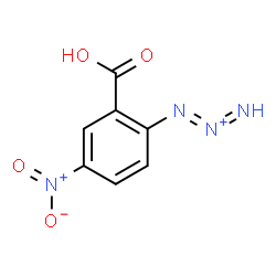 ChemSpider 2D Image | 1-(2-Carboxy-4-nitrophenyl)-1,2-triazadien-2-ium | C7H5N4O4