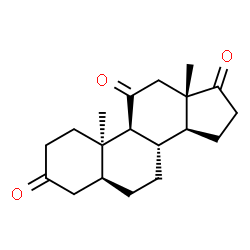 ChemSpider 2D Image | (5alpha,10alpha)-Androstane-3,11,17-trione | C19H26O3