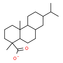ChemSpider 2D Image | Abietan-18-oate | C20H33O2