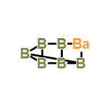 InChI=1/B6.Ba/c1-3-2-5-4(1)6(3)5;/q+2;-2/rB6Ba/c7-5-2-1-3(2)6(7)4(1)5