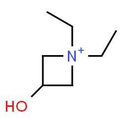 ChemSpider 2D Image | 1,1-Diethyl-3-hydroxyazetidinium | C7H16NO