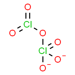 ChemSpider 2D Image | [(Chloryloxy)(oxido)-lambda~5~-chloranediyl]dioxidanide | Cl2O6