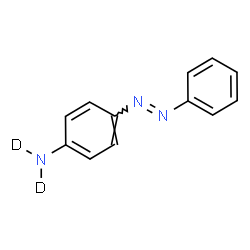 ChemSpider 2D Image | 4-[(E)-Phenyldiazenyl](~2~H_2_)aniline | C12H9D2N3