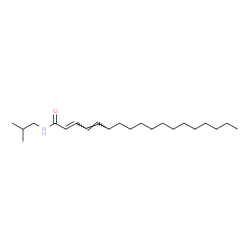ChemSpider 2D Image | (2E,4E)-N-Isobutyl-2,4-octadecadienamide | C22H41NO