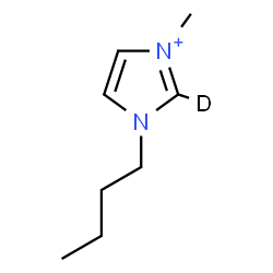 ChemSpider 2D Image | 1-Butyl-3-methyl(2-~2~H)-1H-imidazol-3-ium | C8H14DN2