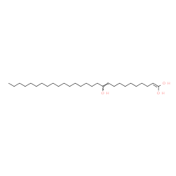ChemSpider 2D Image | (10Z)-1,10-Octacosadiene-1,1,11-triol | C28H54O3