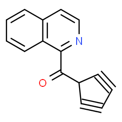 ChemSpider 2D Image | 2,4-Cyclopentadiyn-1-yl(1-isoquinolinyl)methanone | C15H7NO