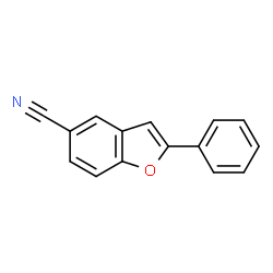 ChemSpider 2D Image | 2-Phenyl-1-benzofuran-5-carbonitrile | C15H9NO