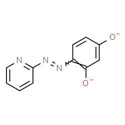 ChemSpider 2D Image | 4-[(E)-2-Pyridinyldiazenyl]-1,3-benzenediolate | C11H7N3O2