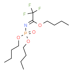 ChemSpider 2D Image | Butyl (1Z)-N-(dibutoxyphosphoryl)-2,2,2-trifluoroethanimidate | C14H27F3NO4P