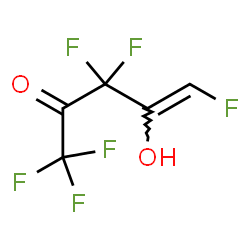 ChemSpider 2D Image | (4Z)-1,1,1,3,3,5-Hexafluoro-4-hydroxy-4-penten-2-one | C5H2F6O2