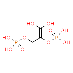ChemSpider 2D Image | 1,1-Dihydroxy-1-propene-2,3-diyl bis[dihydrogen (phosphate)] | C3H8O10P2